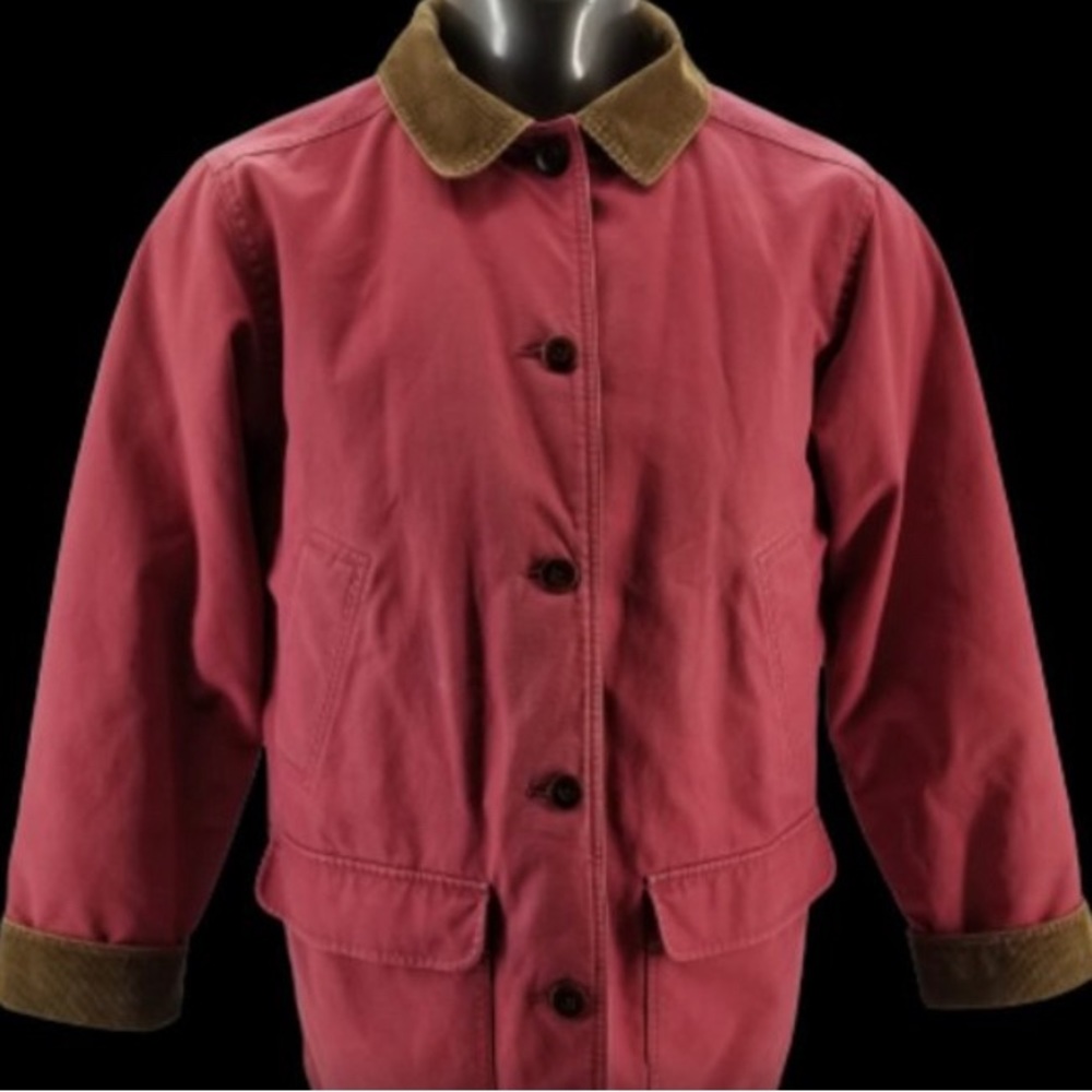 LL Bean Field Jacket Barn Coat Women's  Thinsulate Quilted Lined Size Large